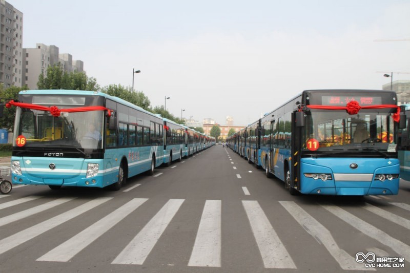 許昌新能源公交行駛中 商用車之家訊