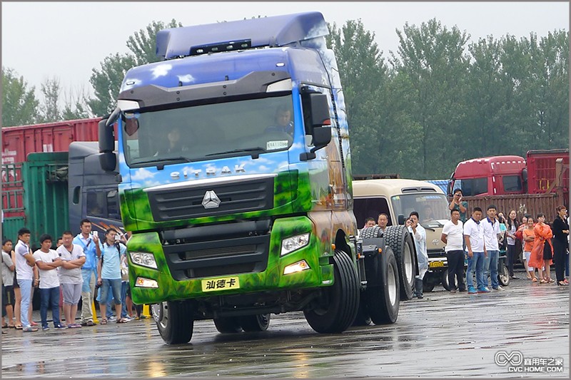 重卡也漂移 商用車之家