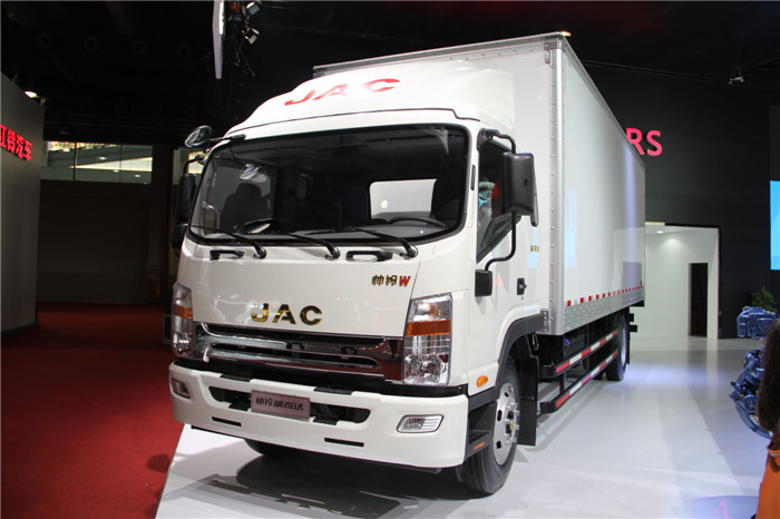 2014第二屆廣州國(guó)際商用車展 江淮帥鈴W威司達(dá)中卡
