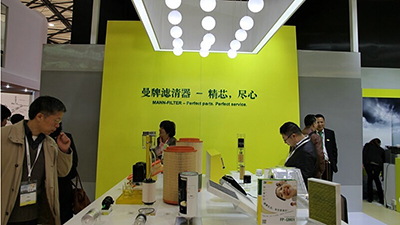 2014法蘭克福上海汽配展：曼牌濾清器展臺(tái)