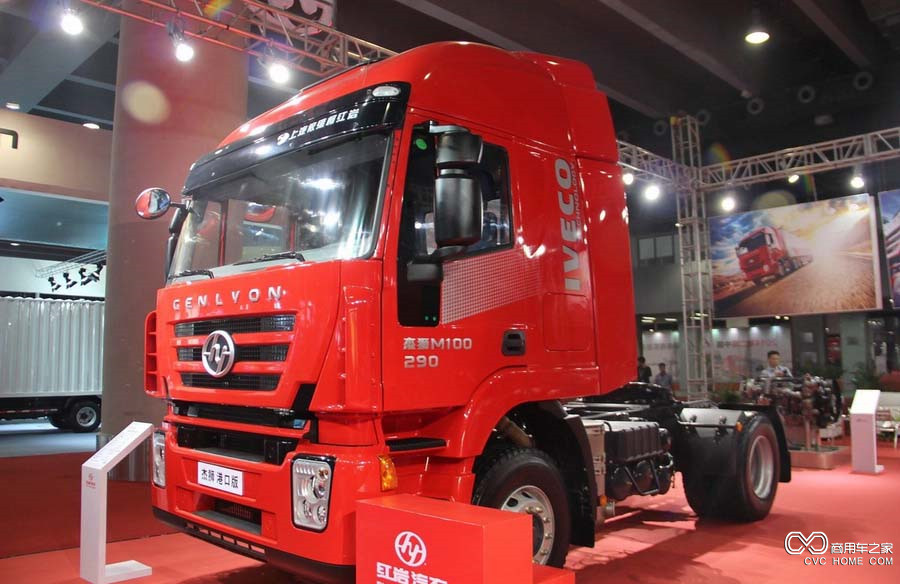 紅巖 杰獅M100 290馬力 4X2 港口牽引車(chē)(CQ4185HMG361)