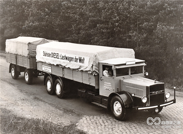 1932 年，搭載140 馬力柴油發(fā)動機的S1H6 卡車。.jpg