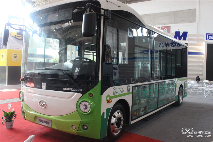 2016北京道路運(yùn)輸展 海格全鋁車身純電動社區(qū)巴士